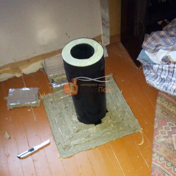   Монтаж печи длительного горения Ставр 9 (миниатюра)